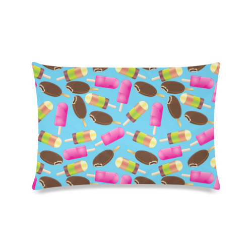 icecream Custom Zippered Pillow Case 16"x24"(Twin Sides)