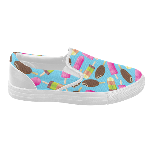 icecream Women's Slip-on Canvas Shoes (Model 019)