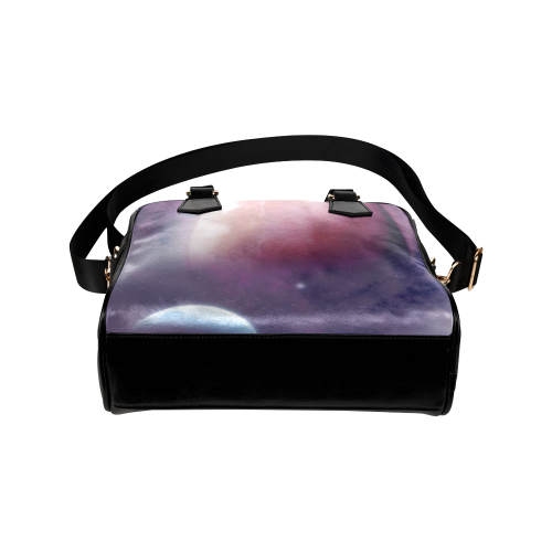 Pink Space Dream Shoulder Handbag (Model 1634)