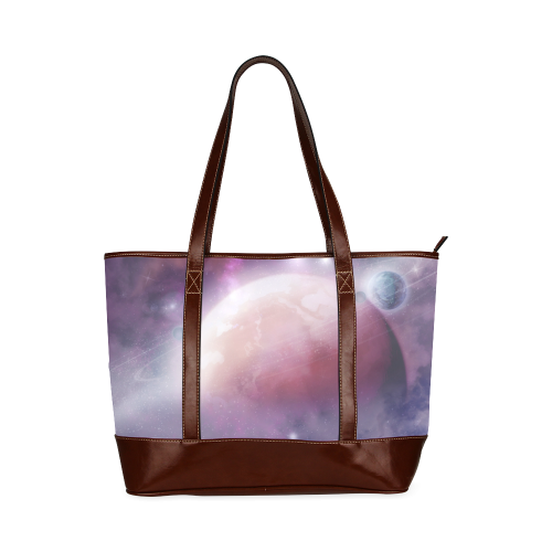 Pink Space Dream Tote Handbag (Model 1642)