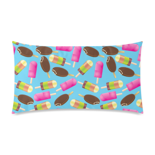 icecream Rectangle Pillow Case 20"x36"(Twin Sides)