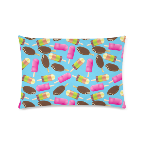 icecream Custom Zippered Pillow Case 16"x24"(Twin Sides)