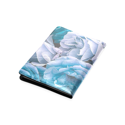 great garden roses blue Custom NoteBook A5