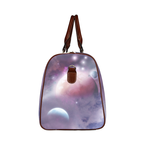 Pink Space Dream Waterproof Travel Bag/Small (Model 1639)