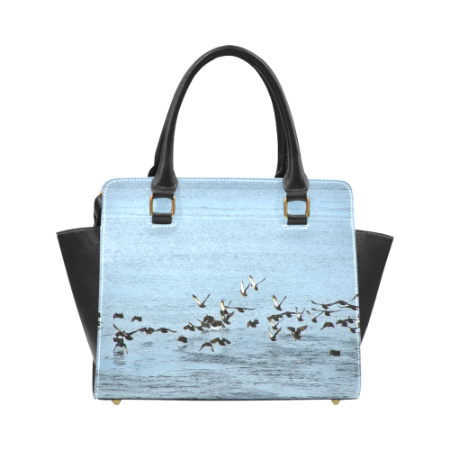 Flock Off Rivet Shoulder Handbag (Model 1645)