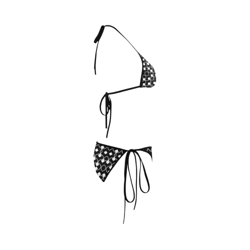 black and white Pattern 4416 Custom Bikini Swimsuit