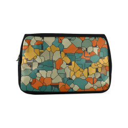 Textured retro shapes Commuter Bag/Small (Model 1619)