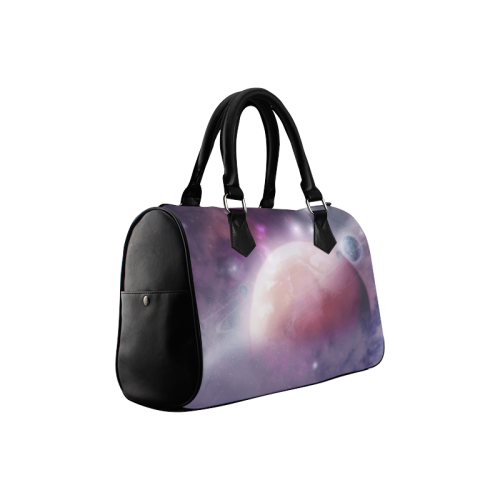 Pink Space Dream Boston Handbag (Model 1621)