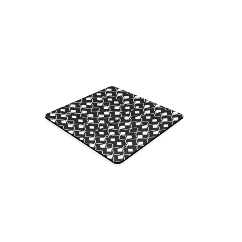 black and white Pattern 4416 Square Coaster