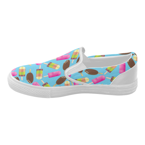 icecream Women's Slip-on Canvas Shoes (Model 019)
