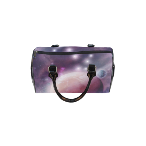 Pink Space Dream Boston Handbag (Model 1621)