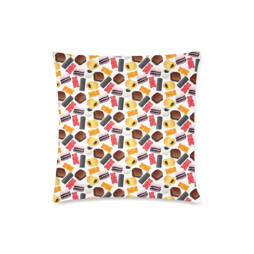 Yummy Custom Zippered Pillow Case 16"x16"(Twin Sides)