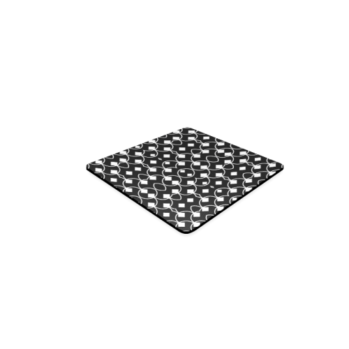 black and white Pattern 4416 Square Coaster