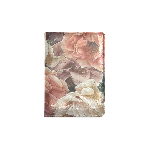 great garden roses, vintage look Custom NoteBook A5