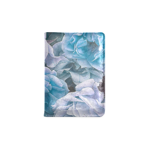 great garden roses blue Custom NoteBook A5