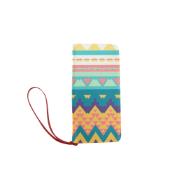 Pastel tribal design Women's Clutch Wallet (Model 1637)