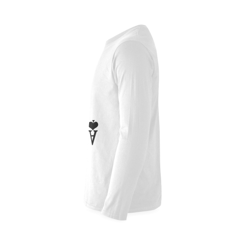 Ace of Spades Sunny Men's T-shirt (long-sleeve) (Model T08)