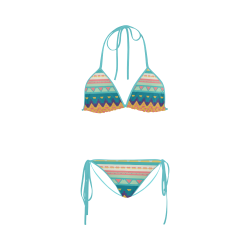 Pastel tribal design Custom Bikini Swimsuit