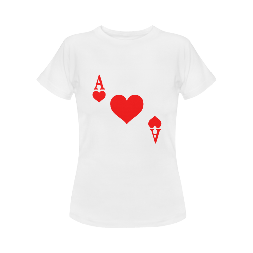 Ace of Hearts Women's Classic T-Shirt (Model T17）