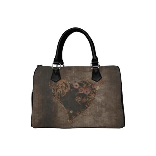 A decorated Steampunk Heart in brown