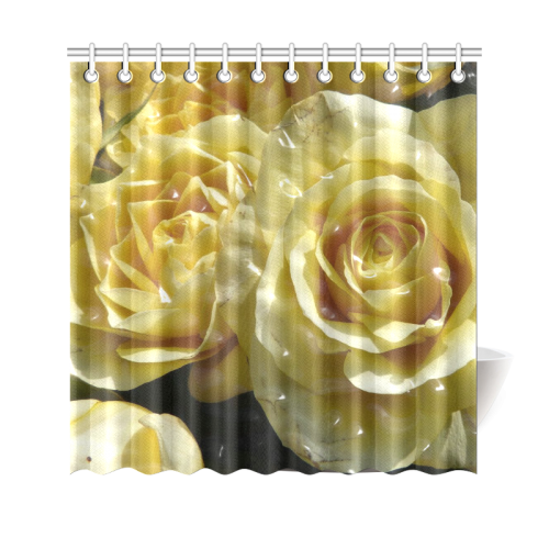 yellow roses Shower Curtain 69"x70"