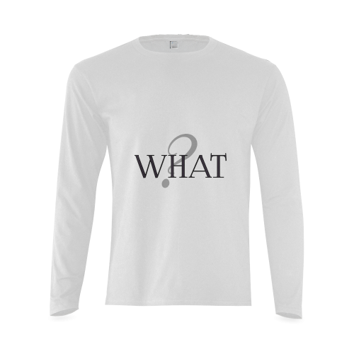 What? Sunny Men's T-shirt (long-sleeve) (Model T08)