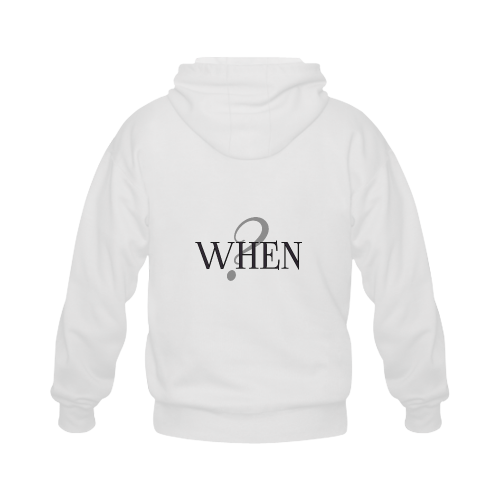 When? Gildan Full Zip Hooded Sweatshirt (Model H02)