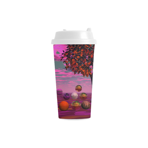 Bittersweet Opinion, Abstract Raspberry Maple Tree