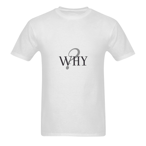 Why? Sunny Men's T- shirt (Model T06)