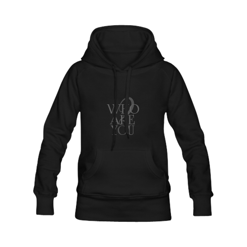 Who are you? Black | Men's Classic Hoodies (Model H10)