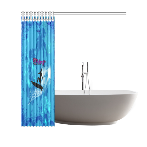 Surfing Shower Curtain 69"x70"