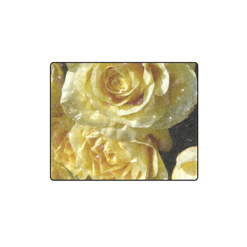 yellow roses Blanket 40"x50"