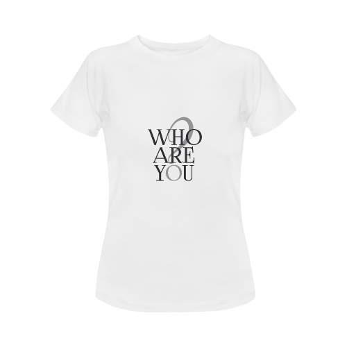 Who are you? Women's Classic T-Shirt (Model T17）
