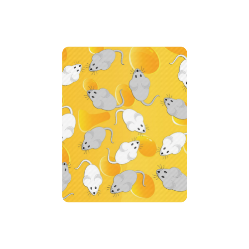 mice on cheese Rectangle Mousepad