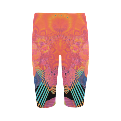 Mardi Gras Hestia Cropped Leggings (Model L03)