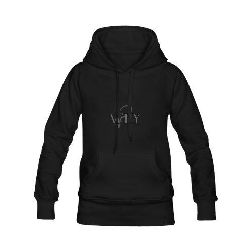 Why? Black | Women's Classic Hoodies (Model H07)