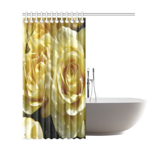 yellow roses Shower Curtain 69"x72"