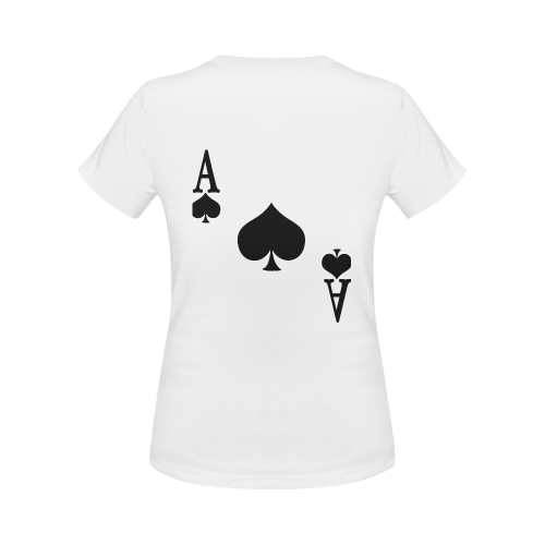 Ace of Spades Women's Classic T-Shirt (Model T17）