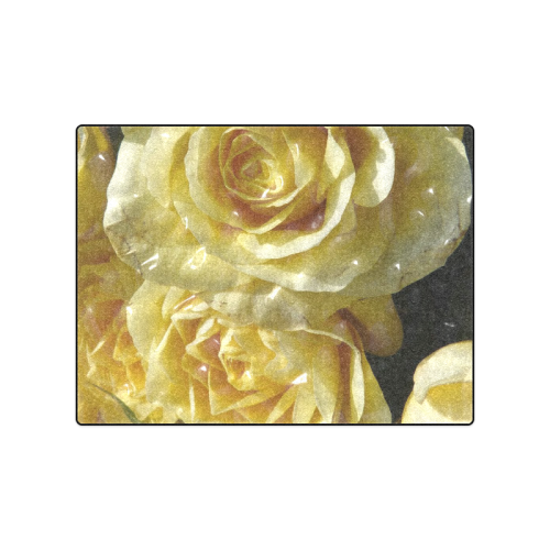 yellow roses Blanket 50"x60"