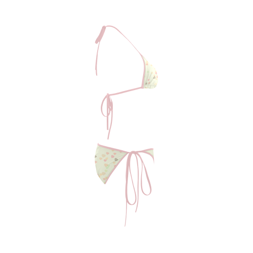 Hearts Custom Bikini Swimsuit