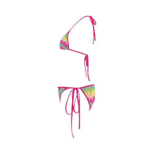 Paint Drips Custom Bikini Swimsuit