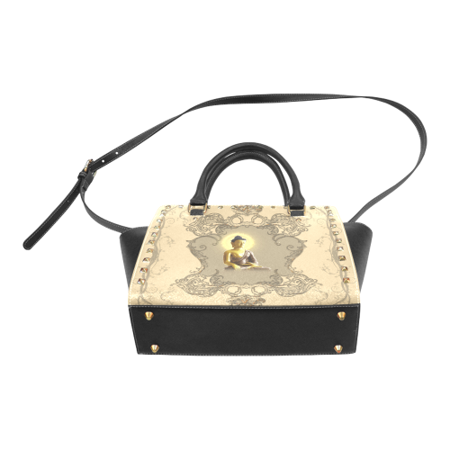 The buddha Rivet Shoulder Handbag (Model 1645)