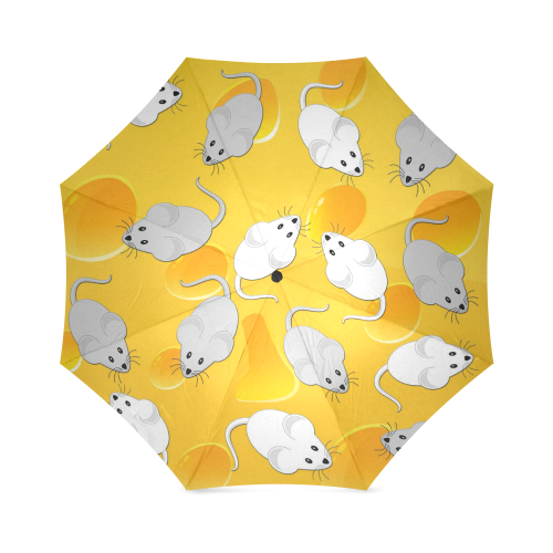 mice on cheese Foldable Umbrella (Model U01)