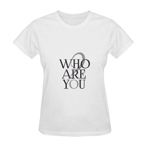 Who are you? Sunny Women's T-shirt (Model T05)