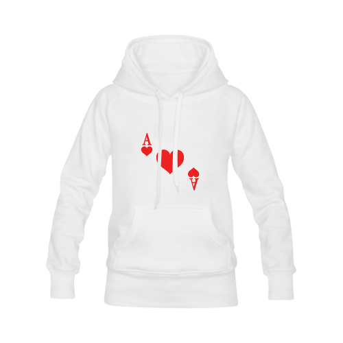 Ace of Hearts Men's Classic Hoodies (Model H10)