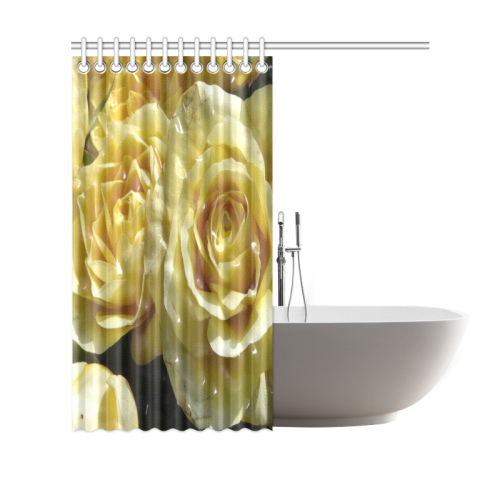 yellow roses Shower Curtain 69"x70"