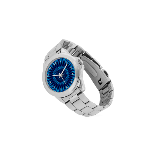 Blue Lagoon Unisex Stainless Steel Watch(Model 103)