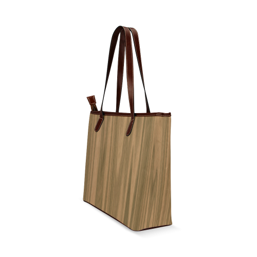 wooden structure Shoulder Tote Bag (Model 1646)