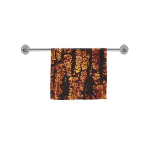 tree bark structure brown Custom Towel 16"x28"