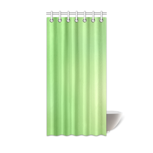 Mandy Green - green abstract Shower Curtain 36"x72"